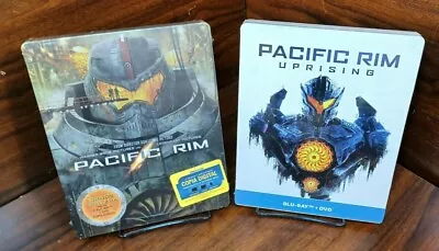 Pacific Rim (2013) + Pacific Rim Rising (2018)STEELBOOKS(Blu-ray) -NEW-Free S&H! • $59.99