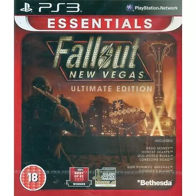 Fallout New Vegas Ultimate Edition PlayStation 3 Essentials (PS3) (PC) • $78.17