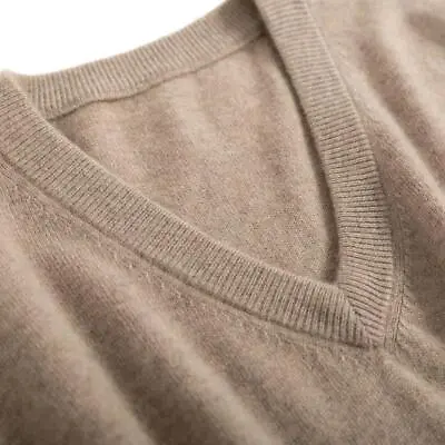 Mens 100% Cashmere Sweater Warm Tops Winter Outwear Casual Comfort Loose Fashion • $23.99