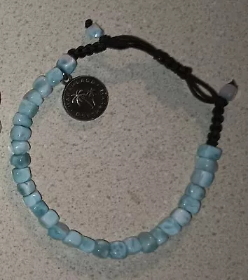 Marahlago Larimar Bead Adjustable Bracelet • $40