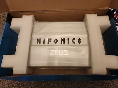 Hifonics ZG-1200.4 1200 Watts 4-Ch Car Audio Amplifier + 4 Channels Amp Kit • £230