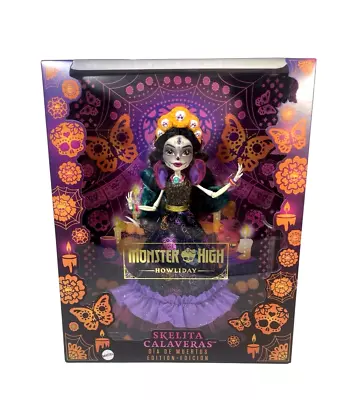 Monster High Howliday Skelita Calaveras Día De Los Muertos Doll NEW IN BOX • $34.98