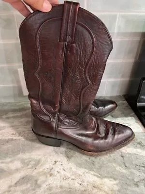 Tony Lama Men's Western Embroidered Cowboy Boots Size 9.5 EE VM2829 Made Mexico  • $60