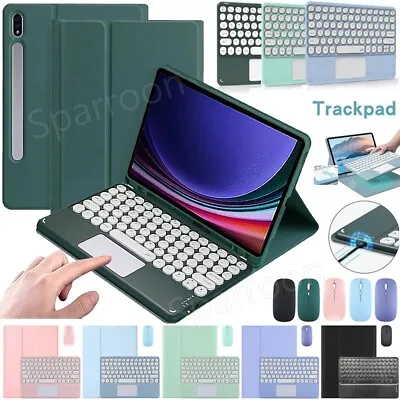 For Samsung Galaxy Tab S6 S7 S8 S9 FE A8 A9+ Tablet Touchpad Keyboard Case Cover • $26.99