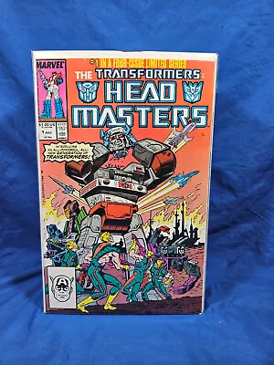 Marvel Transformers Headmasters #1 Limited Series 1987 Marvel Comics VF+ • $3.99