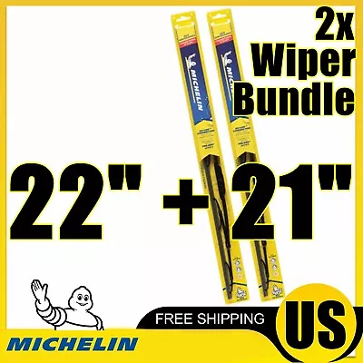 For Michelin Performance Windshield Wiper Blades - 25-220 2-Wipers: 22  + 21  • $23.79