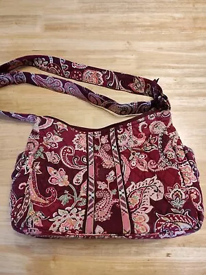 Vera Bradley Piccadilly Plum Retired Pattern Shoulder Bag/Crossbody • $15.99