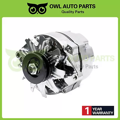 $82.96 • Buy New Alternator Chrome BBC SBC For Chevy GM 110 AMP 3Wire HO 7127-105C ADR0336-C