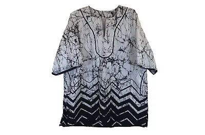 Authentic African Style Dashiki Short Sleeve Tunic Top Size Large • $19.99