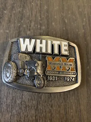 White Farm Equipment - Minneapolis Moline - 1931-1974 Belt Buckle Rare! • $75