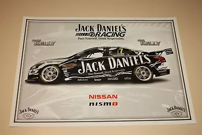 V8 Supercars Todd Kelly Rick Kelly Jack Daniels Racing Nissan Poster • $26