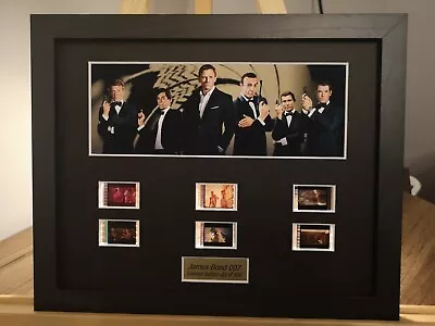 James Bond 007 10 X8  35mm Film Cell Display Framed Or Unframed • £35