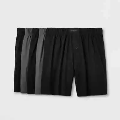 Goodfellow & Co Knit Boxers S M L XL XXL Soft Stretch Fabric Comfort Fit 2 Or 5 • $23.99