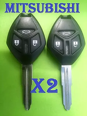 $13 • Buy 2x 3B Suitable For  MITSUBISHI REMOTE KEY SHELL CASE ECLIPSE GALANT 380 