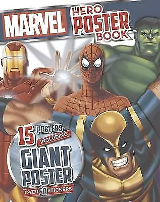 Marvel Super Heroes Poster Book  Good Book • £6.70