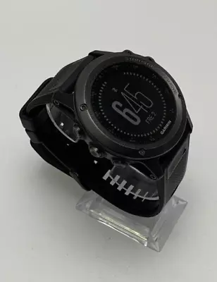 GARMIN Fenix 3 Gray GPS Smartwatch With Black Silicone Band • $143.53