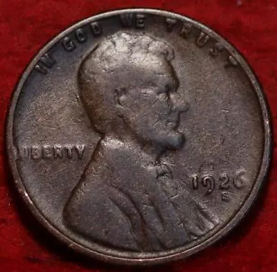 1926-S San Francisco Mint Copper Lincoln Wheat Cent • $0.99