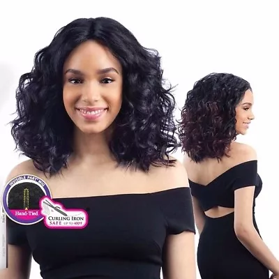 Freetress Equal Synthetic Invisible Part Curly Wavy Hair Wig - Anaty • £35.96