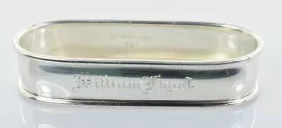 Watrous 101 Napkin Ring Sterling Silver - Monogrammed William Floyd • $67.99