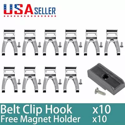 10 Pcs Belt Clip Hook For MAKITA TD110DSME 12V 2X4.0AH LI-ION Impact Driver Tool • $10.83