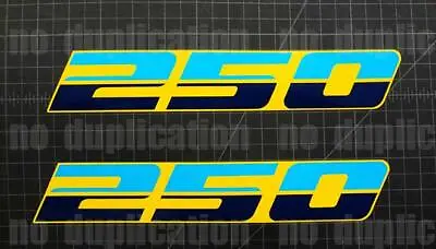 1987 Quadracer 2pc LT250R LT250 250 Quad Rear Fender Decals Stickers Graphics • $24.99