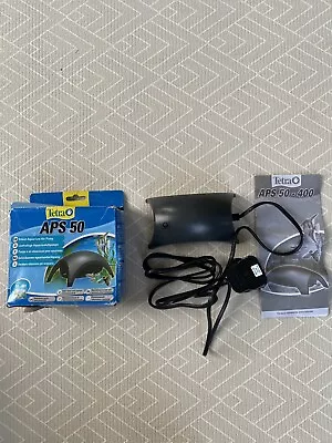 £4.95 • Buy TETRA APS BLACK - SILENT AQUARIUM AIR PUMP  Any Size