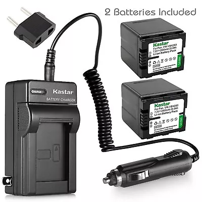 VW-VBN260 Battery & Travel Charger For Panasonic HC-X900K X900M X900MGK X910 • $31.99