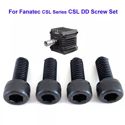 Wheelbase Black Mounting Screw Set For Fanatec CSL DD To Rig Sim Racing • $7.99