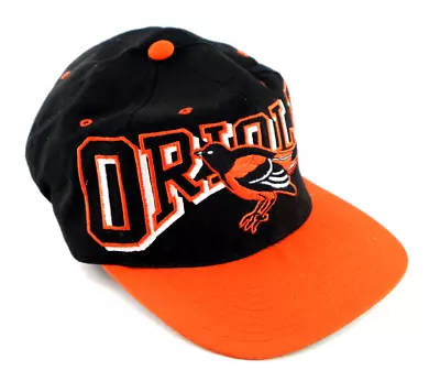 Vintage Baltimore Orioles Spell Out Snapback Hat Cap 90's • $54.99