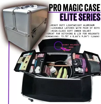 ELITE PRO CLOSE UP MAGICIANS CARRYING CASE - Elite Series Magic Trick Prop • $75