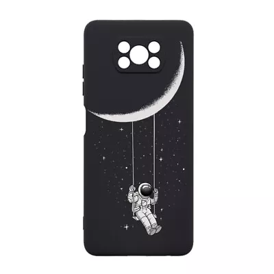 Black Pattern Back Case Phone Cover For Xiaomi Poco X3 Note 10 Lite 10T Lite 10 • $10.99