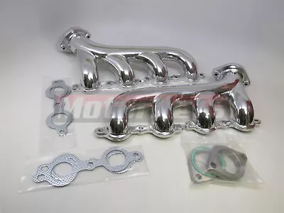 Chevy LS Swap Ceramic Cast Iron Exhaust Manifold Headers Corvette LS1 LS2 LS3 • $289.99