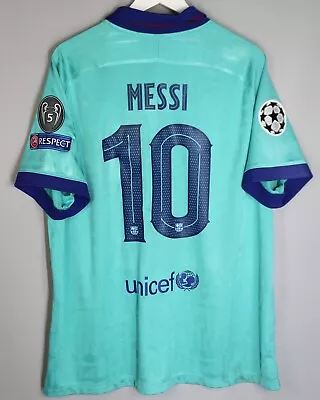 Barcelona 2019 2020 Third Football Shirt Soccer Jersey Nike #10 Messi • $116.99