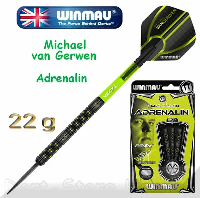 2112 Mvg Michael Van Gerwen Winmau Steel Darts   Adrenaline   22g • $173.23