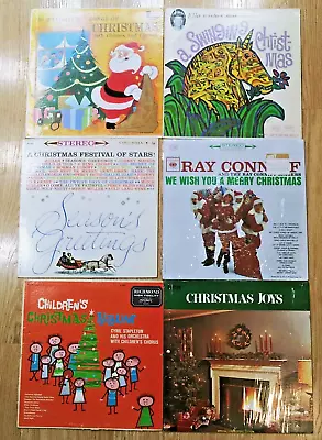 Lot Of 6 Vintage Christmas Vinyl LP 33 Rpm Record Albums • $29.99