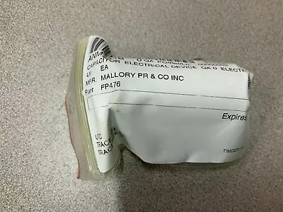 New No Box Mallory Capacitor Fp476 • $12.75