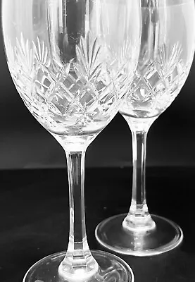Edinburgh Crystal Wine Glasses X2 • £17.50