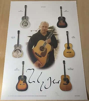 Mark Knopfler Signed Poster 2001 Rare Dire Straits • $1999.99