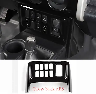 For Toyota FJ Cruiser 07-14 Glossy Black ABS Cigarette Lighter Panel Cover Trim • $125.01