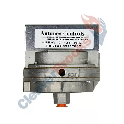 Antunes A Series High Gas Pressure Switch 5-28  WC SPDT 803112602 • $28.28