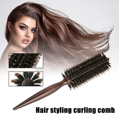 Antistatic Roller Comb Salon Round Hair Brush For Womens Mens Hair Styling Tool • £6.35