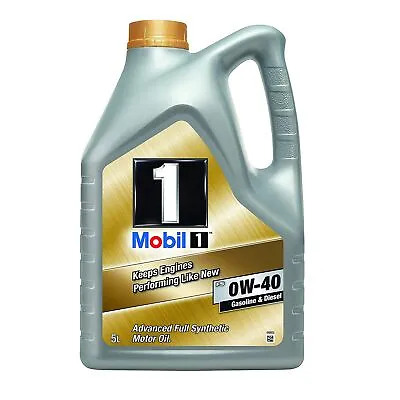 £20.10 • Buy Mobil 1 FS 0W-40 Fully Synthetic Engine Oil - For Petrol & Diesel Engines