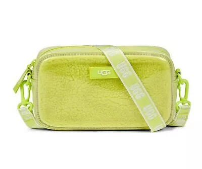 Woman's Crossbody Handbags Purse Waist Bag Fanny Pack UGG Janey II Clear Yellow • $84.50