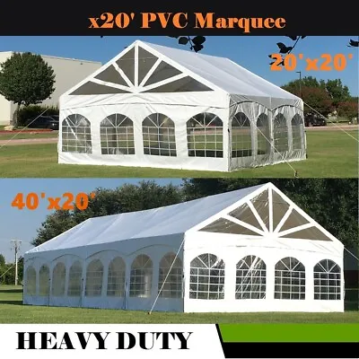 20'x20' 30'x20' 40'x20' - PVC Marquee Party Wedding Canopy Tent W Storage Bags • $949.99