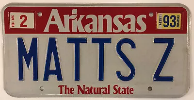 Vanity MATTS MATT MATTHEW License Plate Mathew Mats Matthias Matteo Matias Matti • $79.99