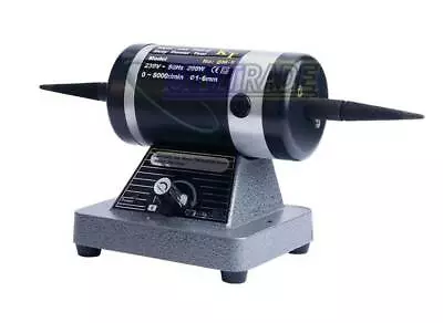 Jewelry Polisher Rock Lathe Bench Buffing Wheel Machine W/ Tapered Spindles 110V • $114.63