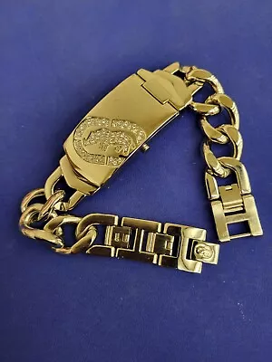 Marc Ecko  Always Running Chain Link Flip Up Bling Watch Black Dial.Rare.Unique. • $250