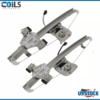 Pair Rear Window Regulator W/Motor For Chevy Silverado 1500 2007-2013 Pickup • $68.99