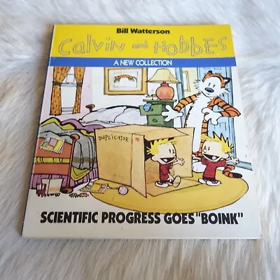 £23.06 • Buy BILL WATTERSON Scientific Progress Goes Boink Vtg Calvin And Hobbes Collection