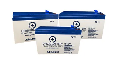 X-Treme X-400 Battery Replacement Kit 3 Pack 12V 7AH High-Rate Discharge • $69.95